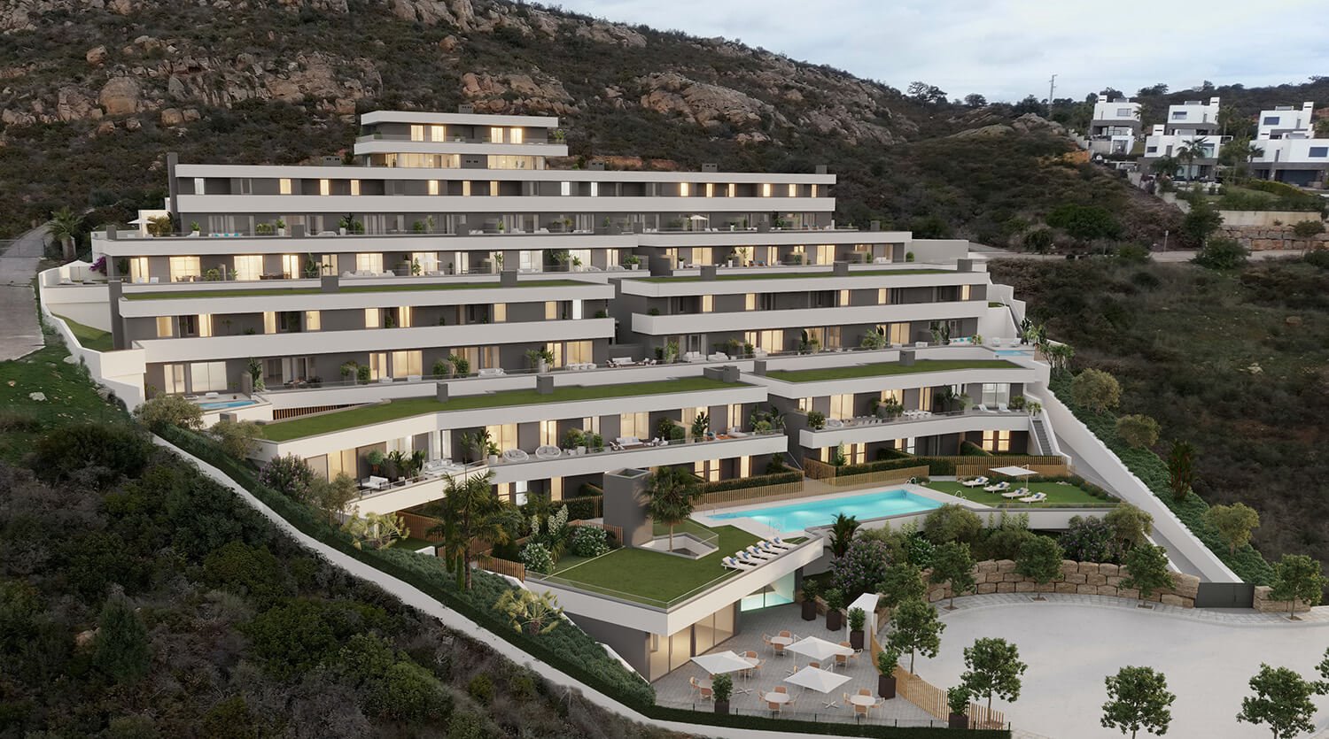 Exclusivo residencial junto a Sotogrande con vistas al Mediterráneo.-