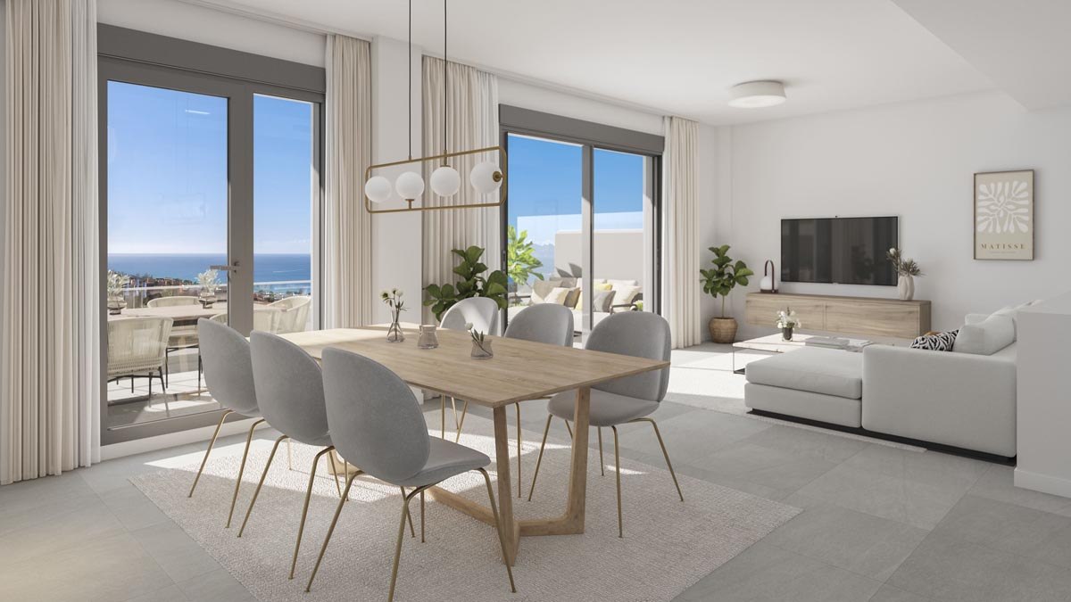Exclusivo residencial junto a Sotogrande con vistas al Mediterráneo.-