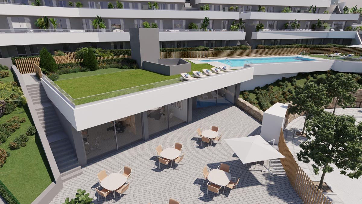 Exclusivo residencial junto a Sotogrande con vistas al Mediterráneo.-