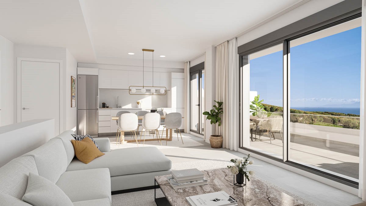 Exclusivo residencial junto a Sotogrande con vistas al Mediterráneo.-