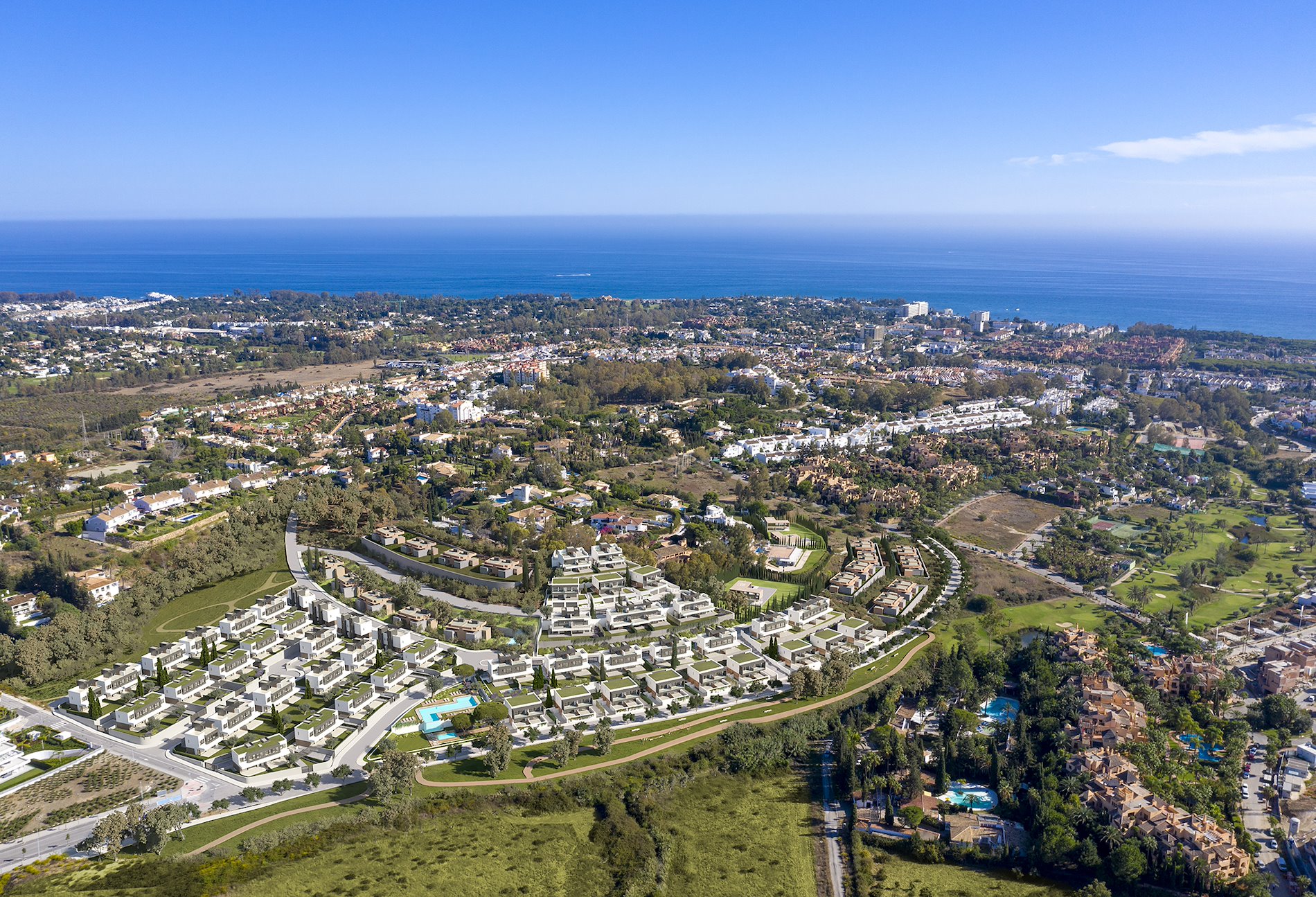 Residencial de villas pareadas de lujo en Estepona