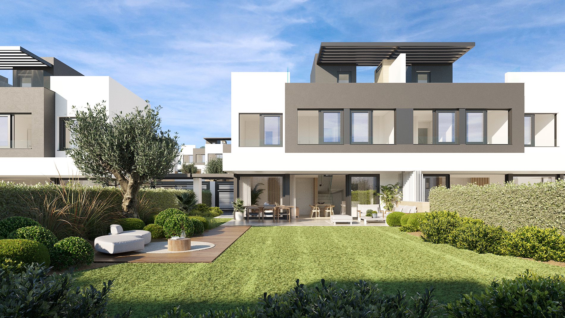 Residencial de villas pareadas de lujo en Estepona