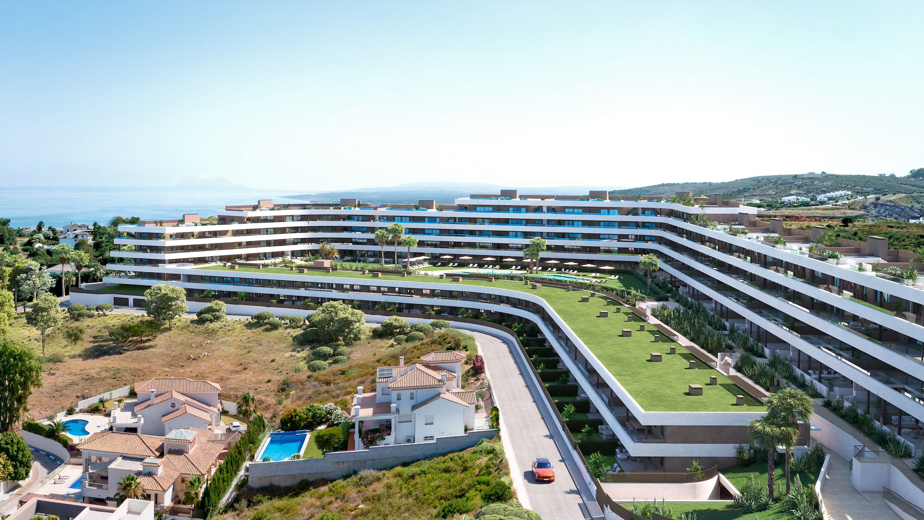Residencial Morasol: Viviendas de Obra Nueva con Vistas al Mar en Manilva.-