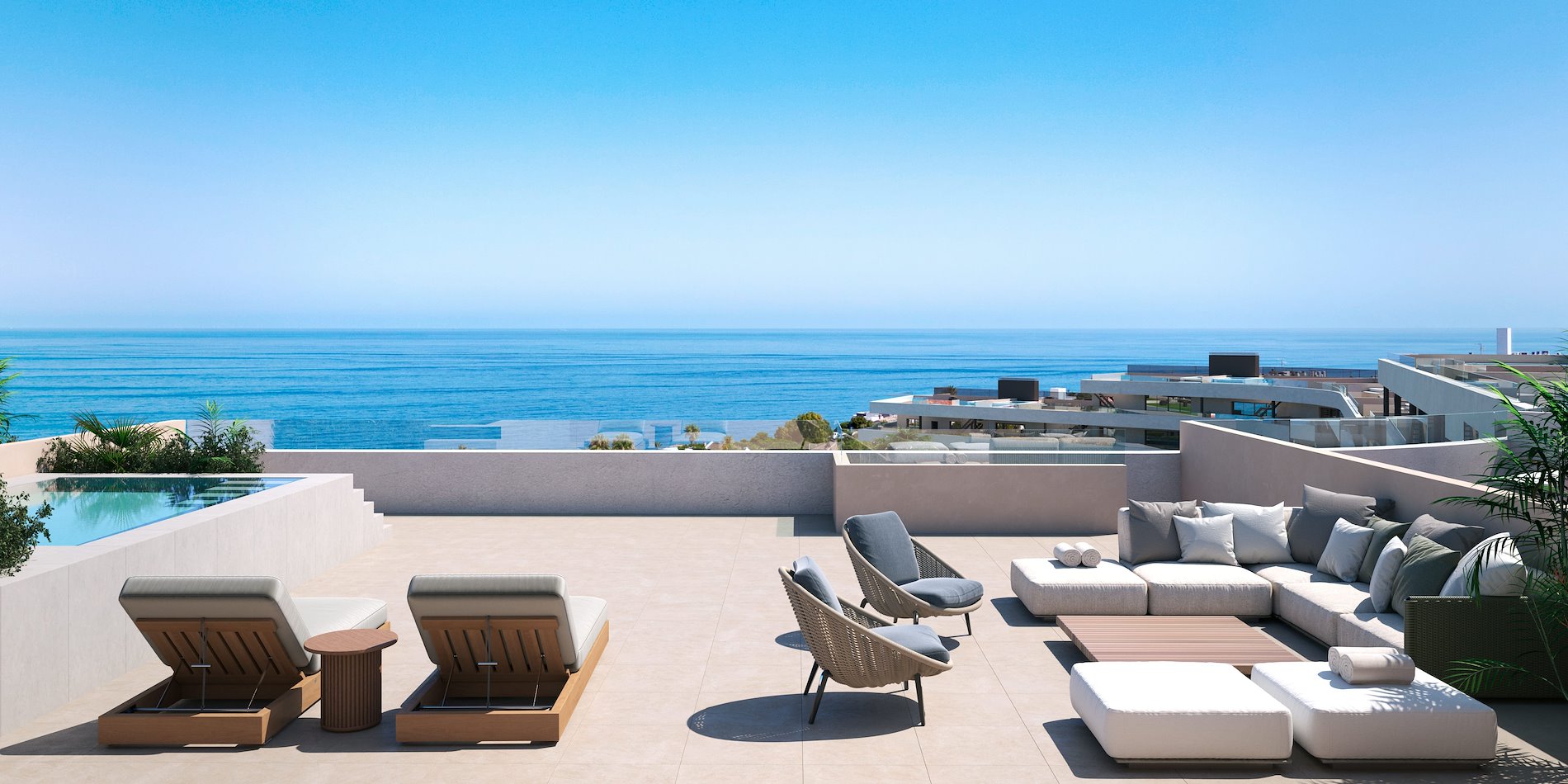 Residencial Morasol: Viviendas de Obra Nueva con Vistas al Mar en Manilva.-