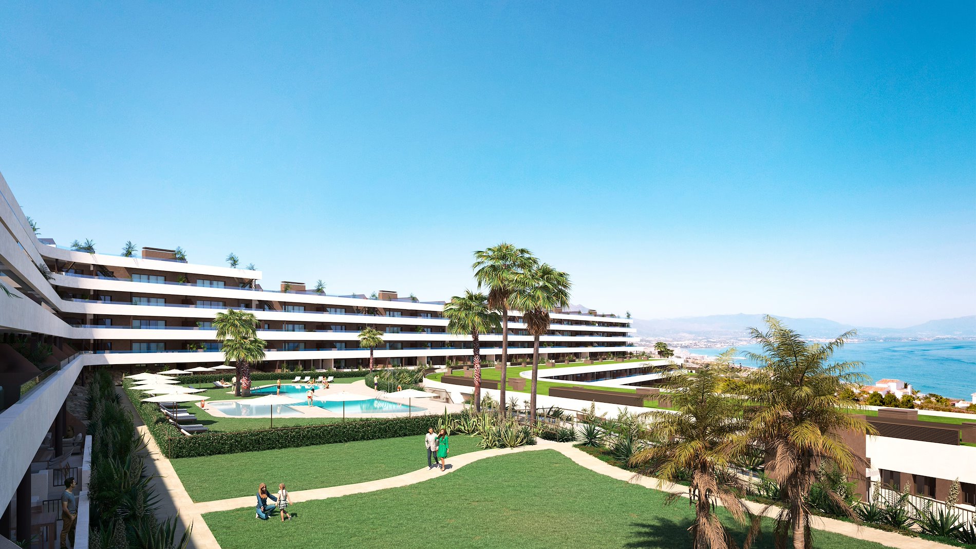 Residencial Morasol: Viviendas de Obra Nueva con Vistas al Mar en Manilva.-