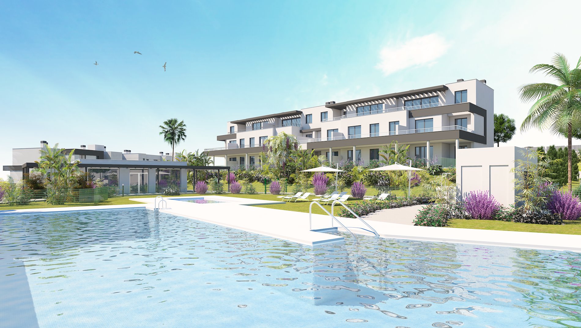 Vive el Mediterráneo: Exclusivas Viviendas con Vistas al Mar en Estepona.-