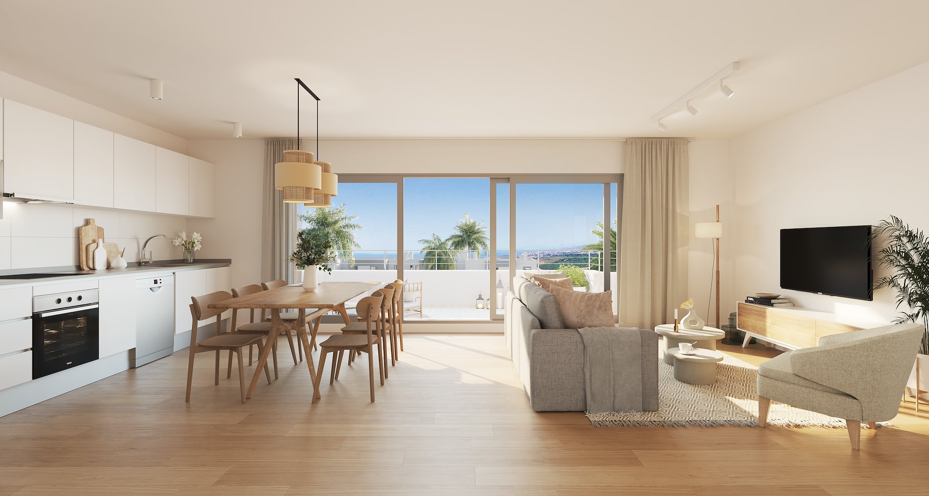 Vive el Mediterráneo: Exclusivas Viviendas con Vistas al Mar en Estepona
