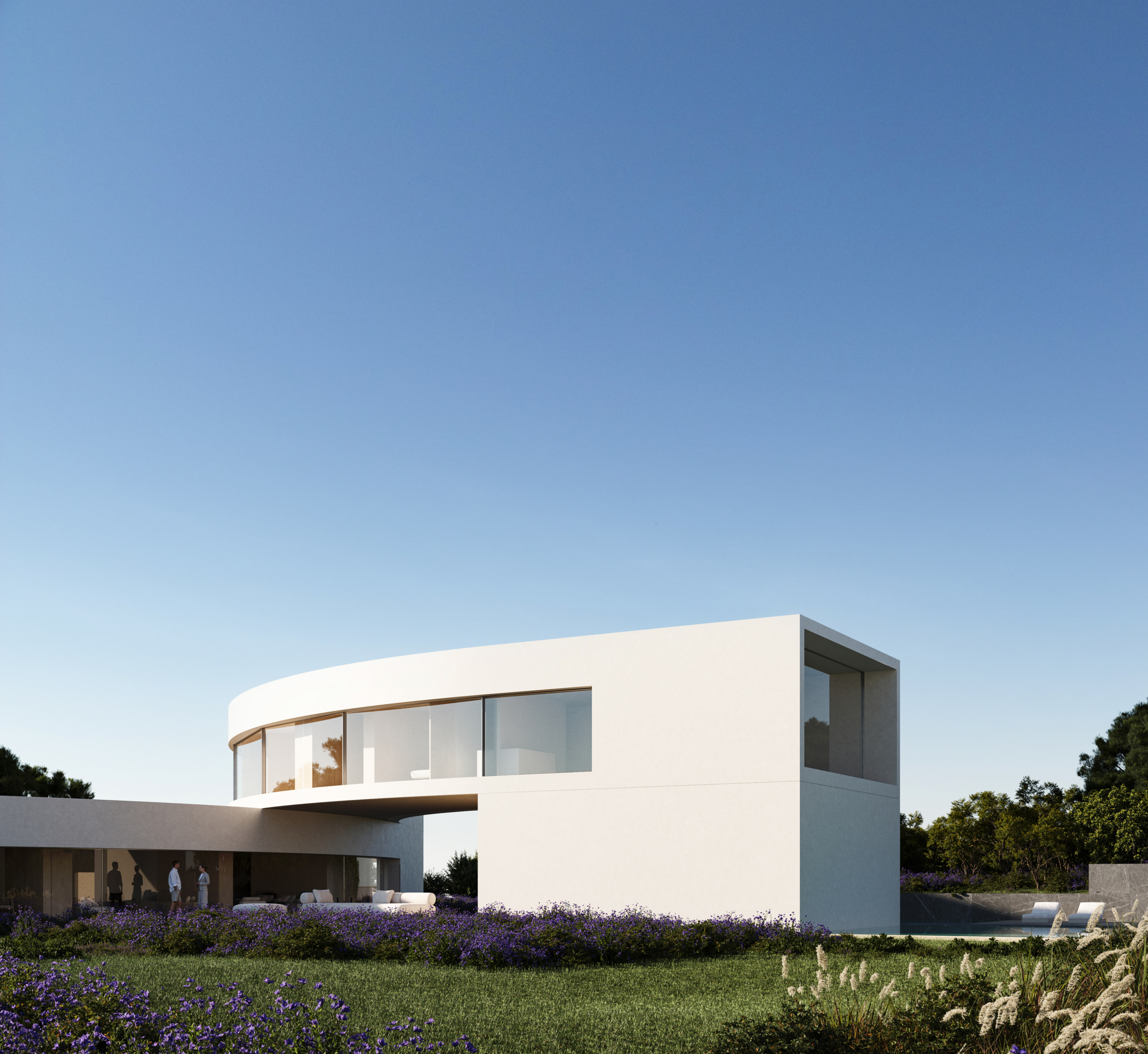Villa Stern Exterior Cork Oak Mansion (5) Villa Stern